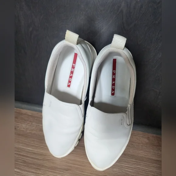 Authentic Prada Slip-On Sneakers